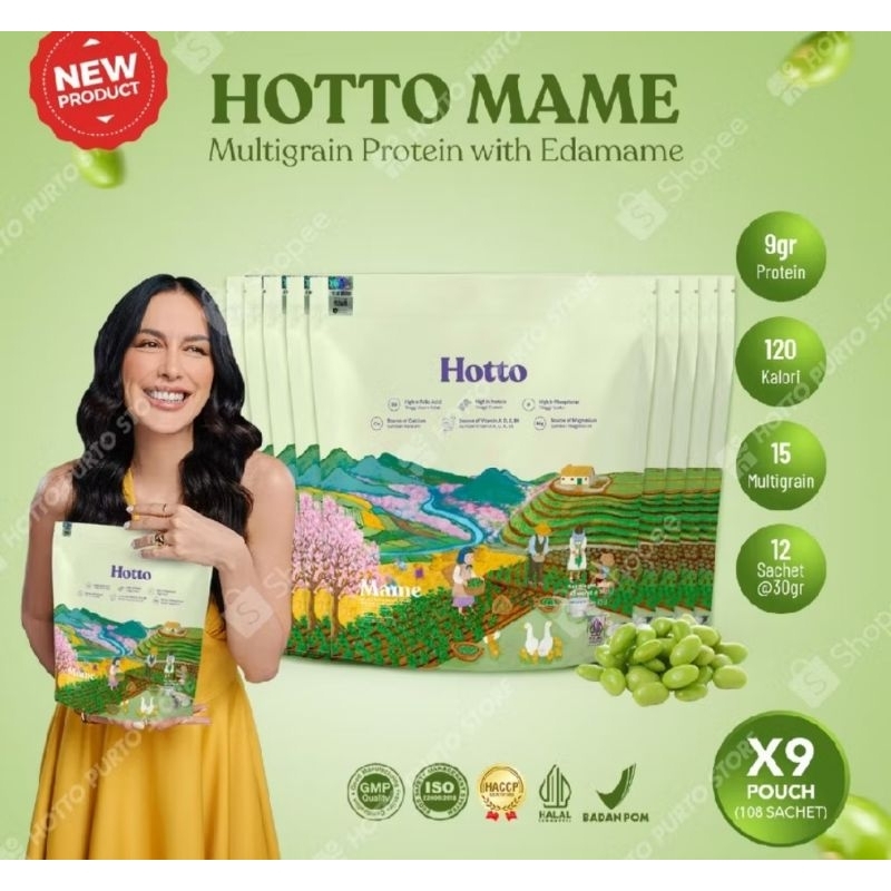 

HOTTO MAME PROTEIN MULTIGRAIN WITH ENDAMAME