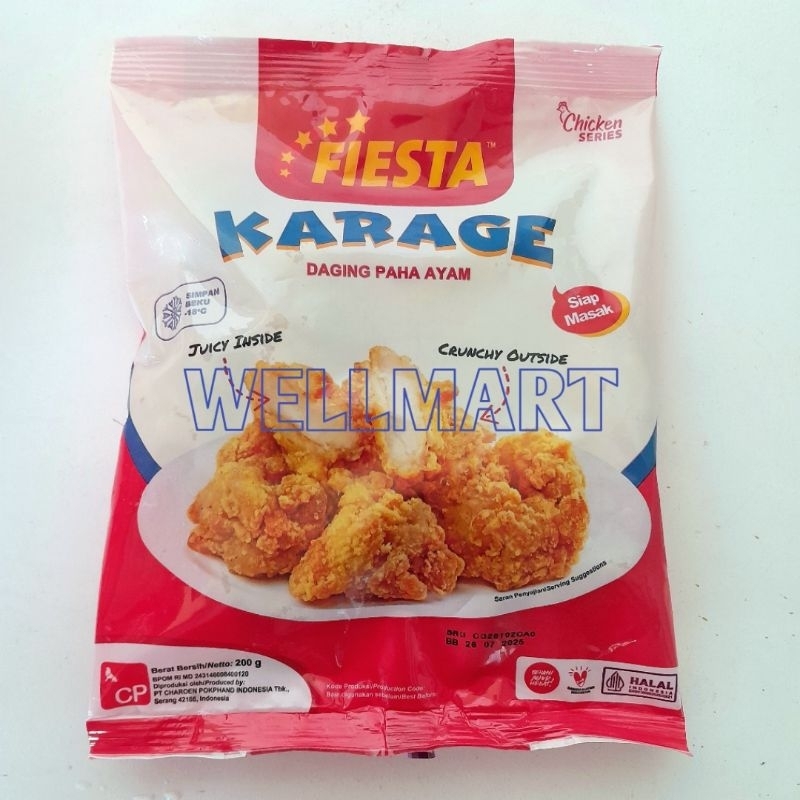 

Fiesta Karage 200gr Chicken Karage Daging Paha Ayam