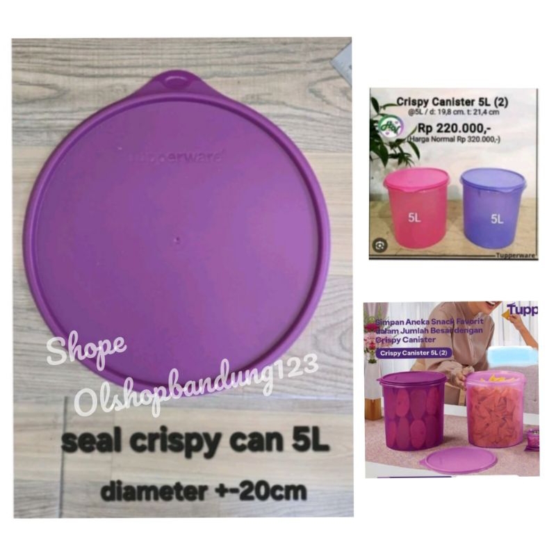 Spearpart Tupperware Tutup Seal Crispy Canister 5L / Midi Canister 20cm