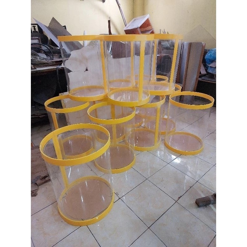 Tabung Aquarium ES BUAH D40 T60 cm 70 liter Acrylic