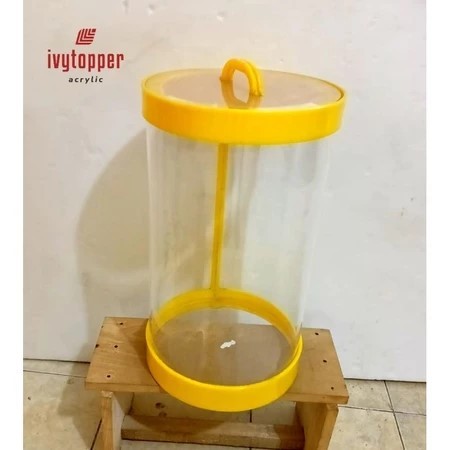 Tabung Aquarium Es Buah Acrylic 20 liter D25 T45 cm AKRILIK