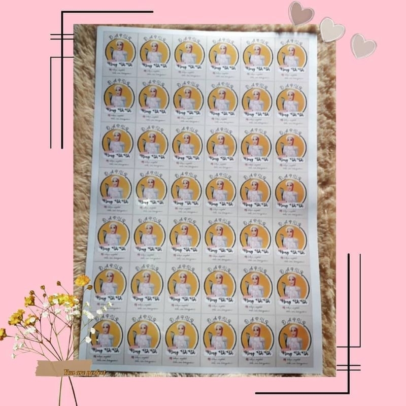 

STIKER LABEL PRODUK BAHAN VINYL