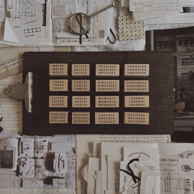 

Penny.fei Rubber Stamp - ROW3 / Type Rain and Snow