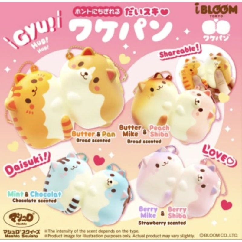 Squishy Ibloom Sharebread Cat Dog NEW