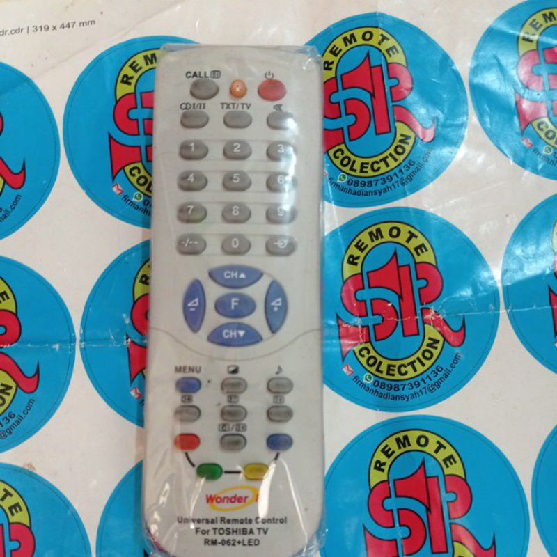 Remote tv tabung toshiba slim