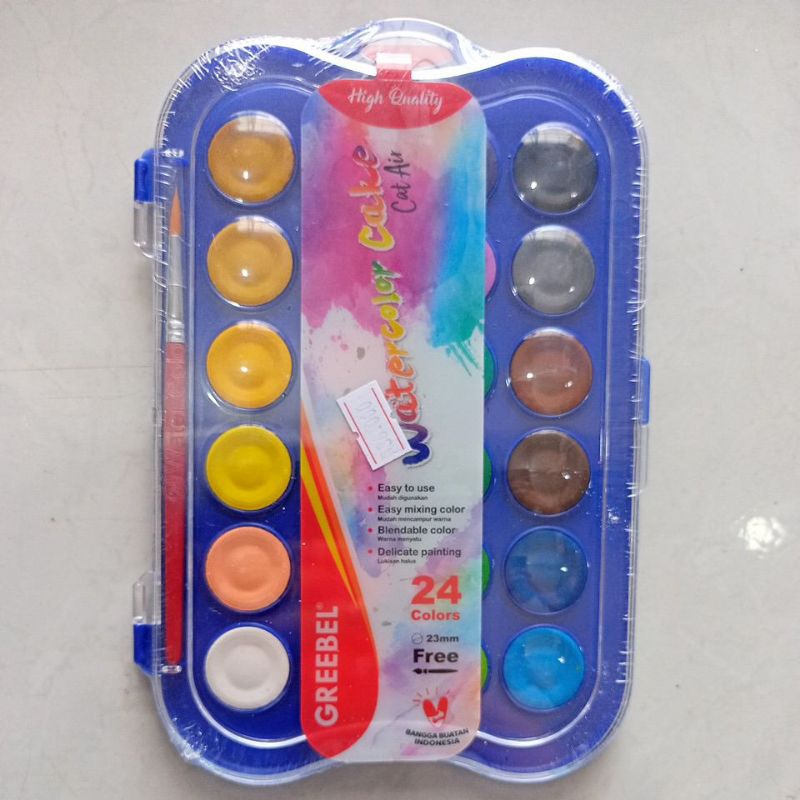 

WATERCOLOUR CAKE GREBEEL 24WARNA