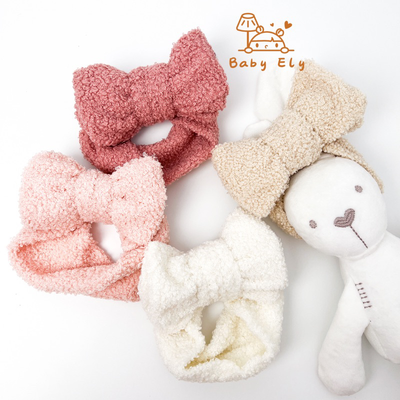 BABY ELY | 0-3 th Georgia Bandana bayi perempuan pita jumbo premium bando newborn bayi perempuan raj