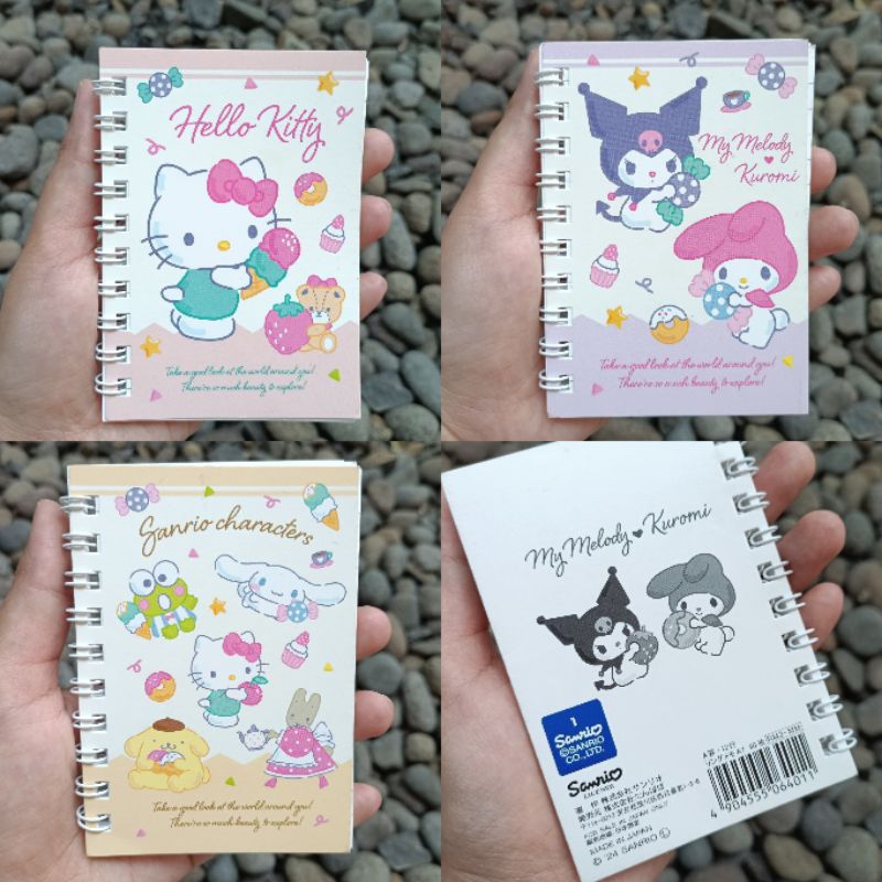 

Seria Daiso Watts Japan - Notebook Mini Sanrio Character