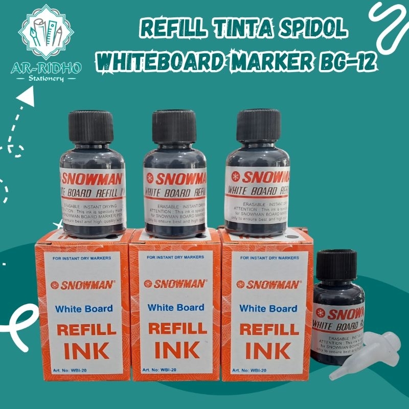 

Refill Tinta Spidol Whiteboard Marker BG-12