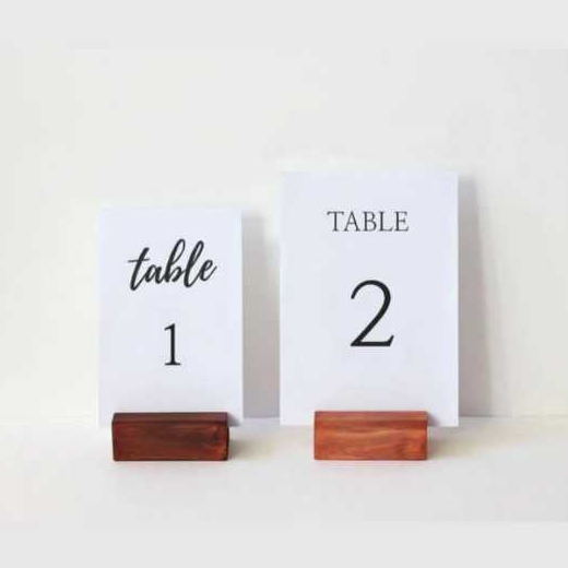 

Card Holder Kayu Jati / Stand Kayu Untuk Akrilik Tempat Kartu Nama / Price Tag Holder / Name Tag / Food Tag