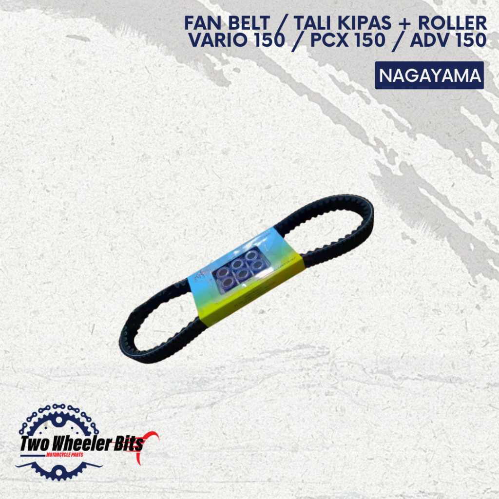 Nagayama Fan Belt Tali Kipas + Roller Vario 150 / PCX 150 / ADV 150