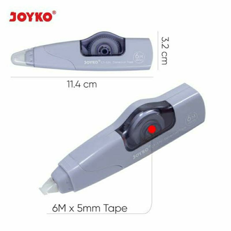 

Tip ex Roll Joyko Ct-574 / Tipex Kertas / Correction Tape 12pcs