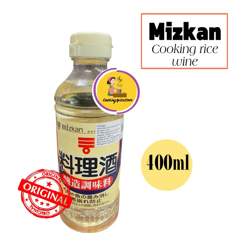 

Mizkan ryorishu arak masak Jepang cooking rice wine 400 ml