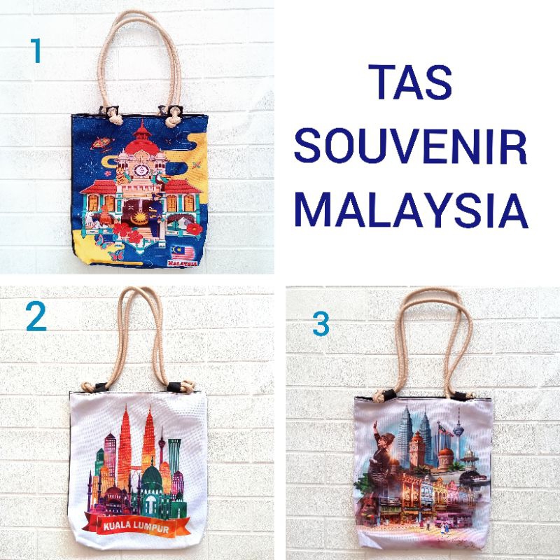 Tas souvenir malaysia oleh oleh malaysia souvenir kuala lumpur