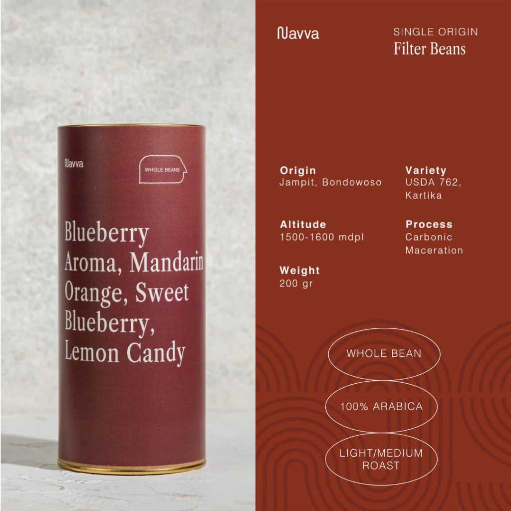 

200 gr Filter Beans Arabica Manual Brew Blueberry Ijen Carbonic Maceration / Biji Kopi Sangrai Arabika V60