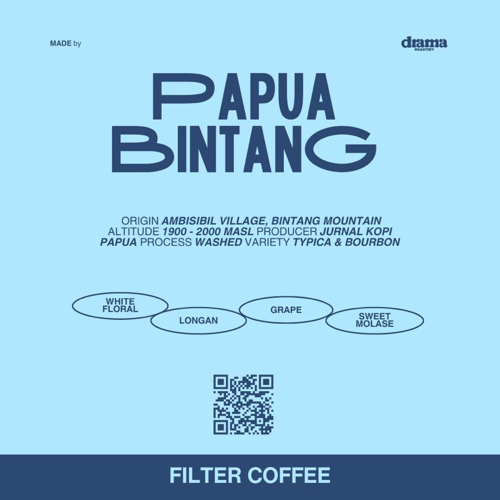 

Papua Bintang Filter Beans Arabika