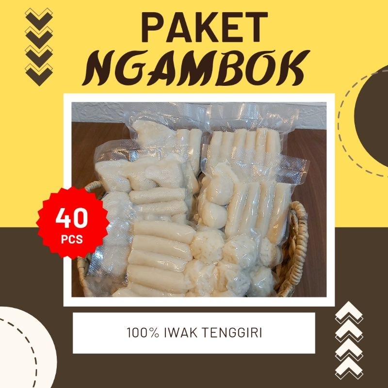 

Pempek Palembang 40 pcs (Paket Ngambok)