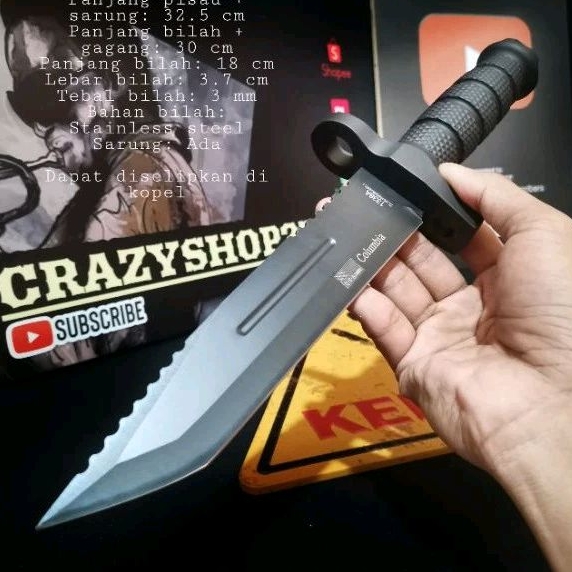 pisau survival 1338A / Survival Kit / Pisau Survival