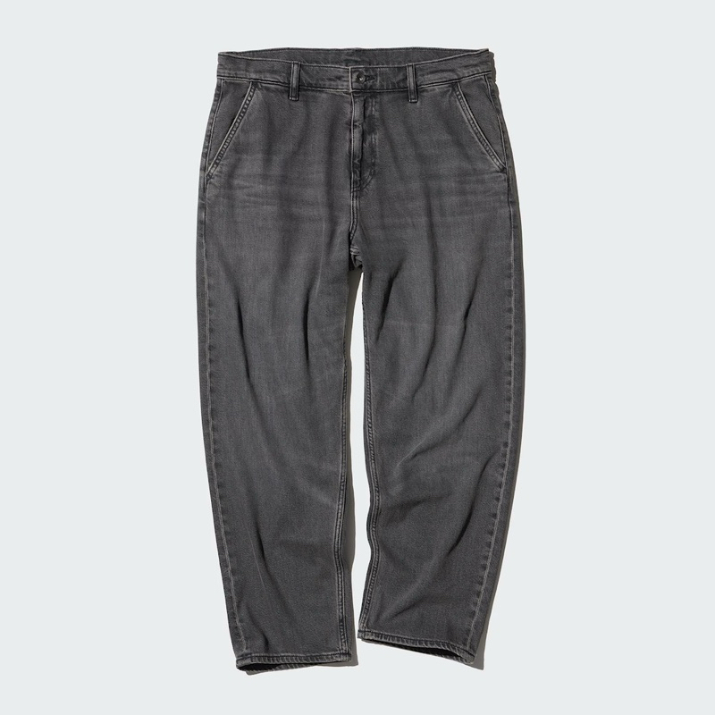 Uniqlo Jeans Ankle Relaxed Wide Fit Jeans Original/Sale Celana Jeans Uniqlo Fit Lebar Original