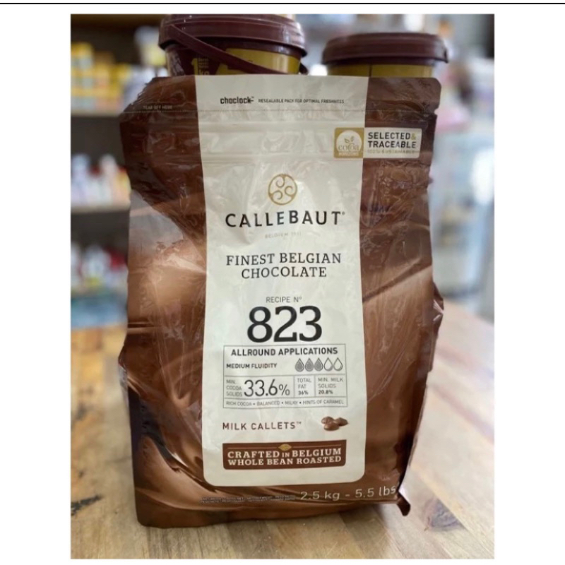 

Callebaut finest belgian chocalate Milk 823 (Repack 250gr)