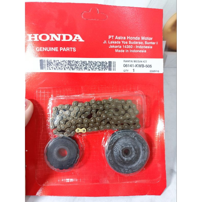 Rantai keteng Rol Set ( KWB) Motor HONDA REVO ABSOLUTE, BLADE New Old REVO Fit Injeksi