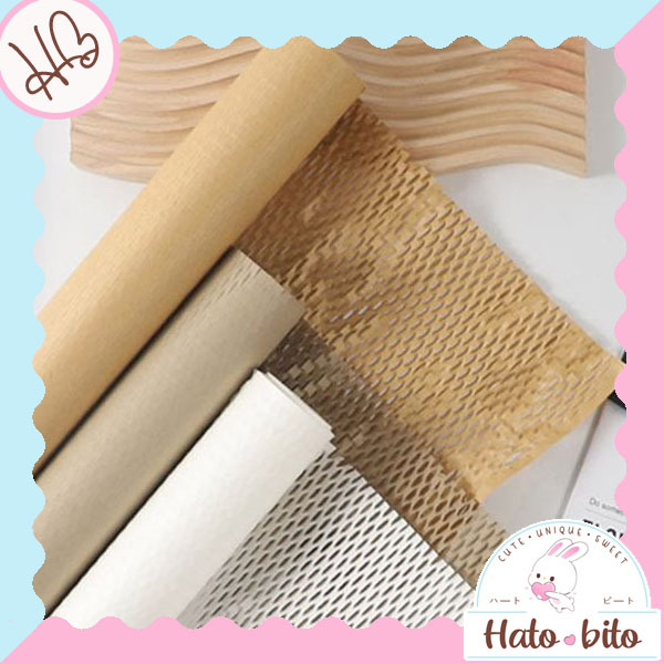 

Honeycomb cellophane flower bouquet wrapping paper kertas pembungkus buket bunga sarang lebah HB1670