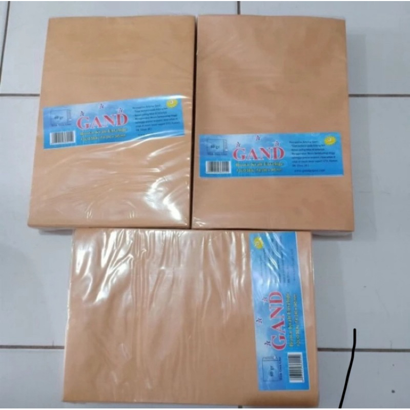 

Gand Amplop Coklat F4 Folio Dengan Seal (1 Pack) / Amplop Coklat GAND F4 Tebal Dengan Perekat (1 Pack)