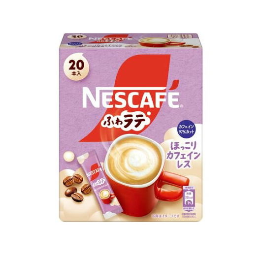 

Nescafe Fluffy Fuwa Latte Warm And Caffeine Free Decaffeinated 20 x 6.6 Gram