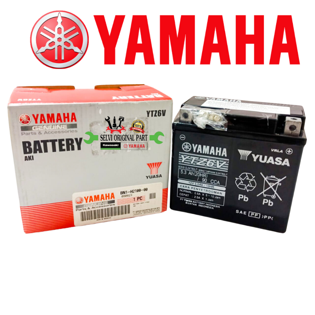BATERAI BATRE  AKI YTZ6V ALL NEW NMAX 155 BN1-H2100-00 YAMAHA ORIGINAL