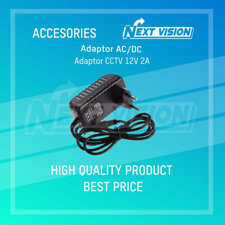 ADAPTOR - ADAPTOR CCTV AC/DC 12V 2A