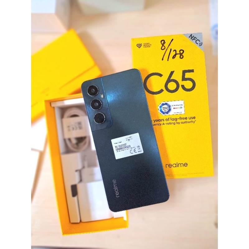 REALME C65 8/128 SECOND SEPERTI BARU FULLSET ORIGINAL