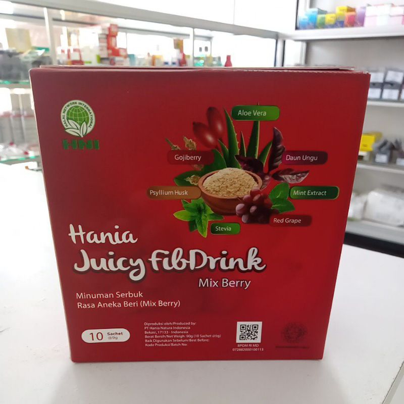 

HANIA JUICY FIBDRINK HNI @10 sachet