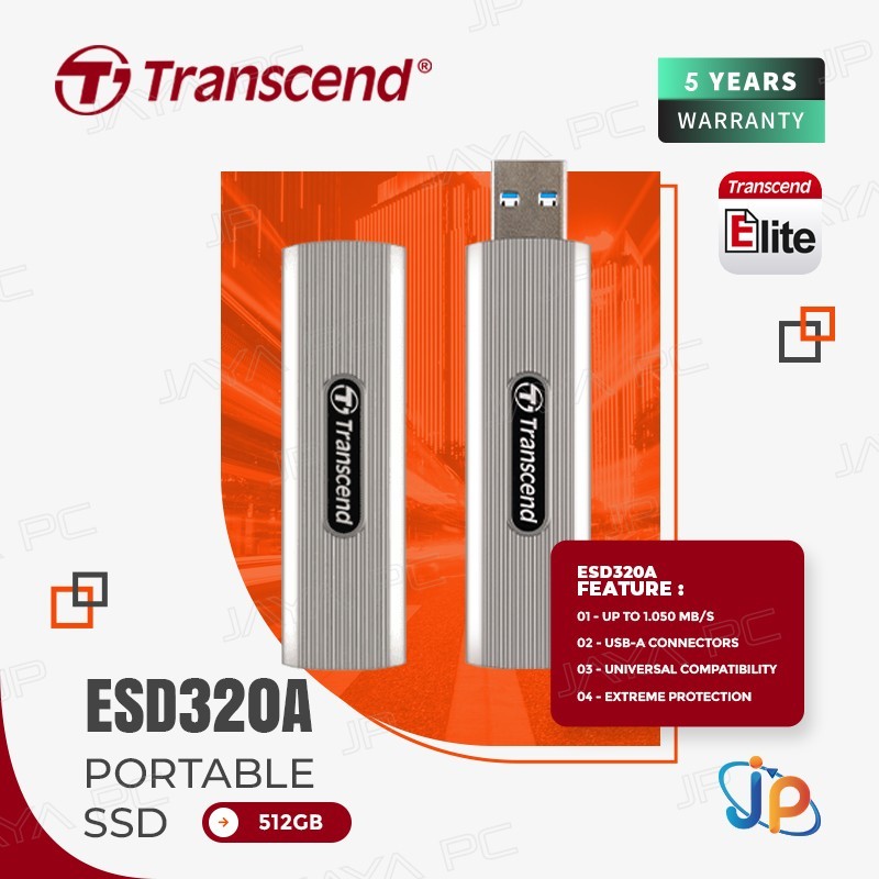 Transcend SSD Portable ESD320A 512GB - 512 GB USB 3.2 Type A