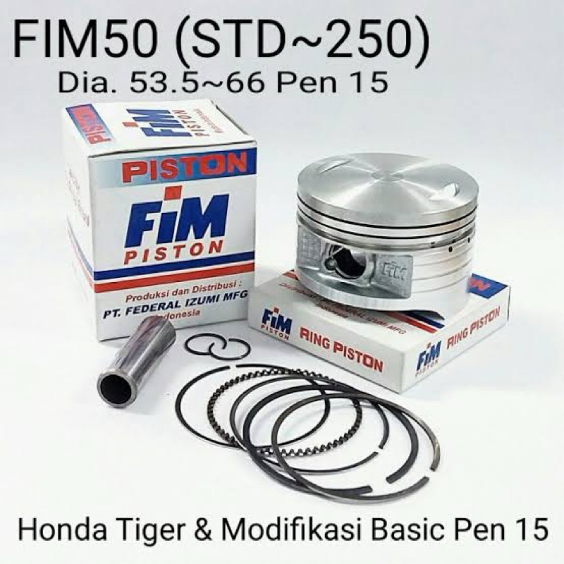 Piston FIM Honda Tiger Pin15 FIM50