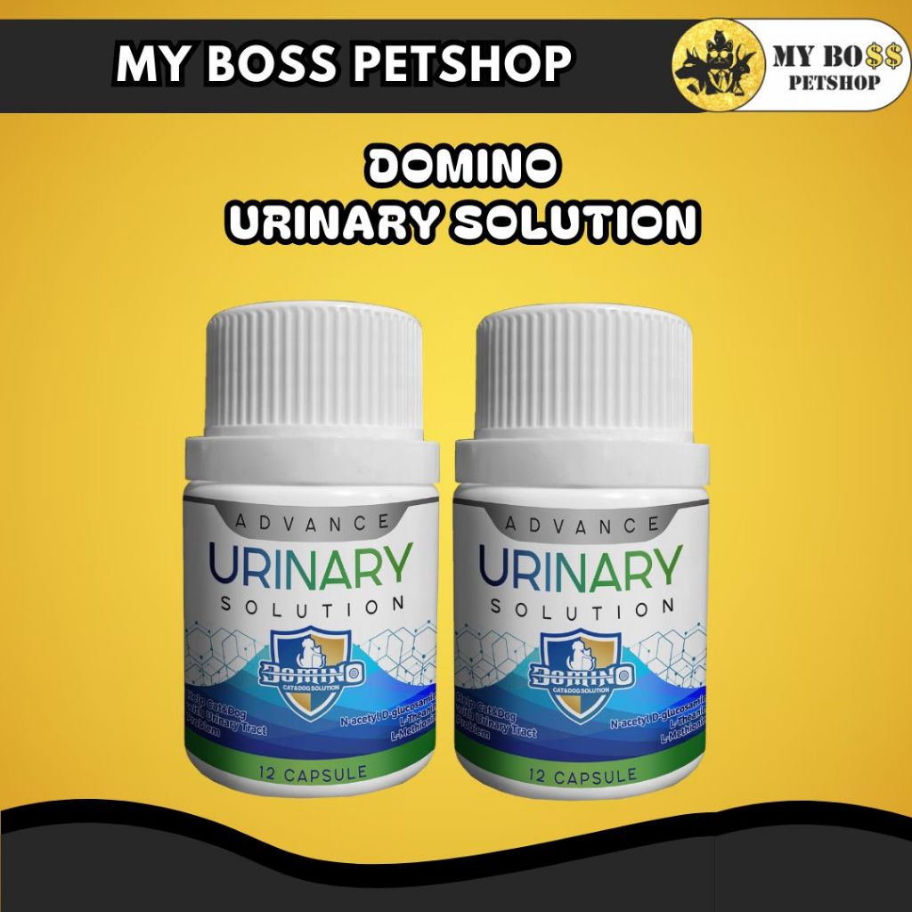 DOMINO URINARY SOLUTION |OBAT URINARY KUCING ANJING