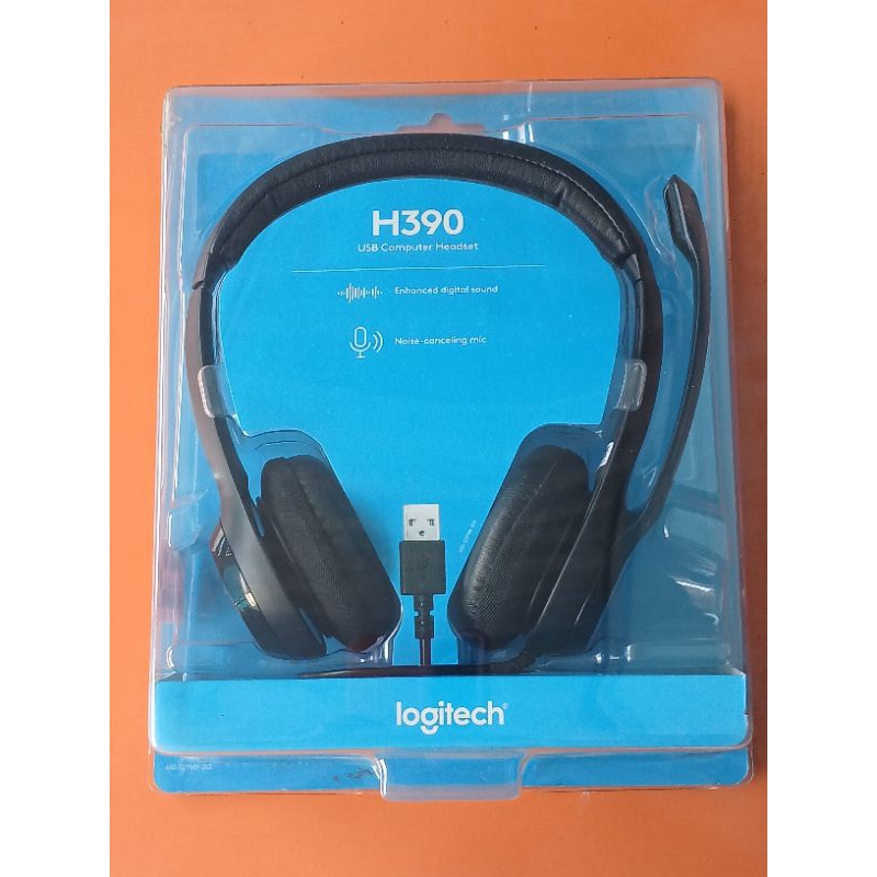 headphone logitech H390 original headset plus microphone