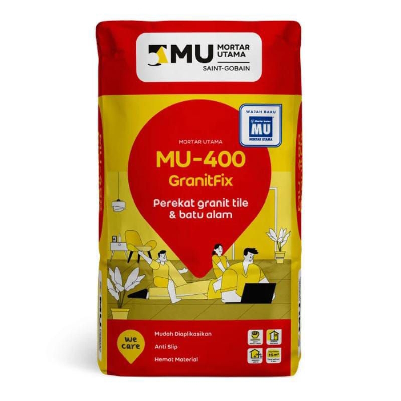 MU400 / MU 400 Semen Perekat Granite / Keramik/ Perekat Granite 25kg