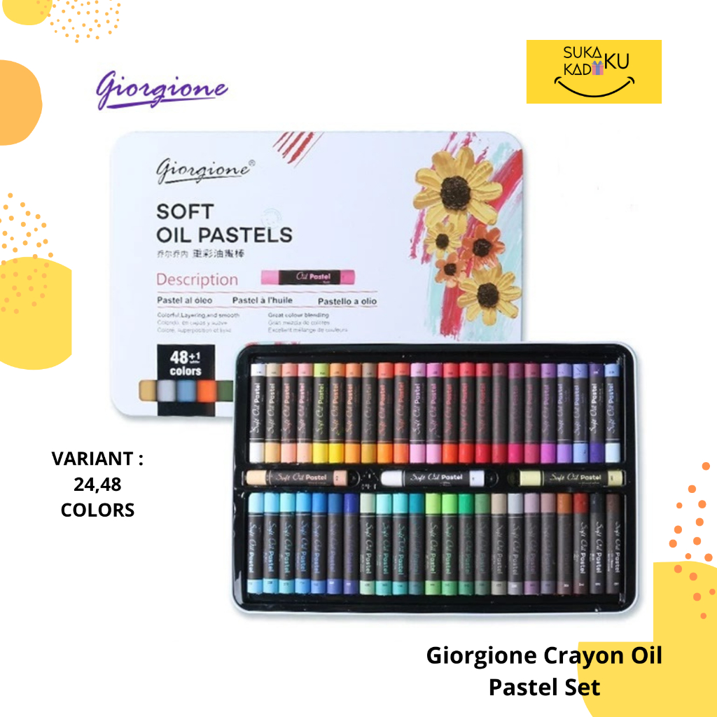 

Giorgione Krayon Pastel Minyak Crayon Oil Pastel 24/48 Colors G-OPT