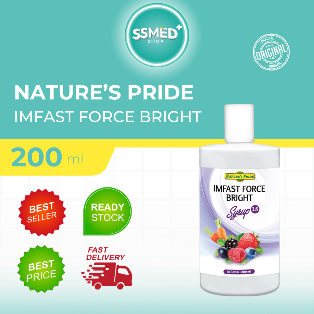 NATURE'S PRIDE IMFAST FORCE BRIGHT SYRUP LS ISI 200 ML