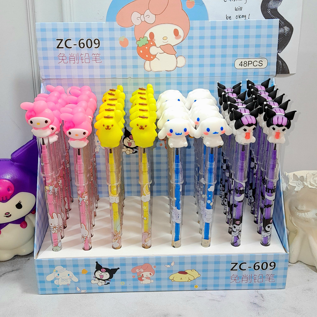 

Pensil Susun SANRIO super Cute Lucu Ready kuromi Spesial Harga Murah / Pensil Bensia Karakter Sanrio Favorit Anak Best Quality Stationary Fancy Bisa COD dan Grosir