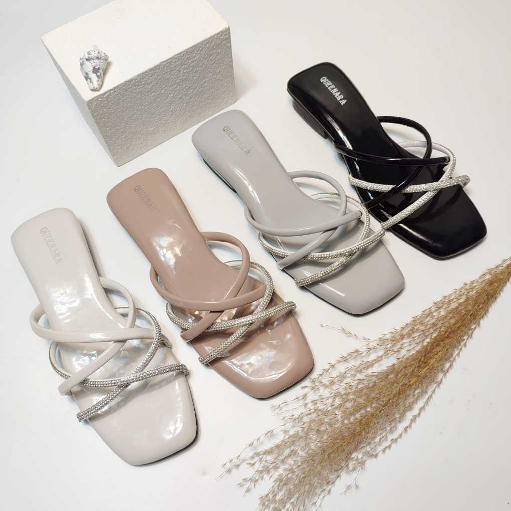 VADISHA ALMIRA Sendal/Sepatu Wanita Heels 2cm RN 93 By.Keynarra store