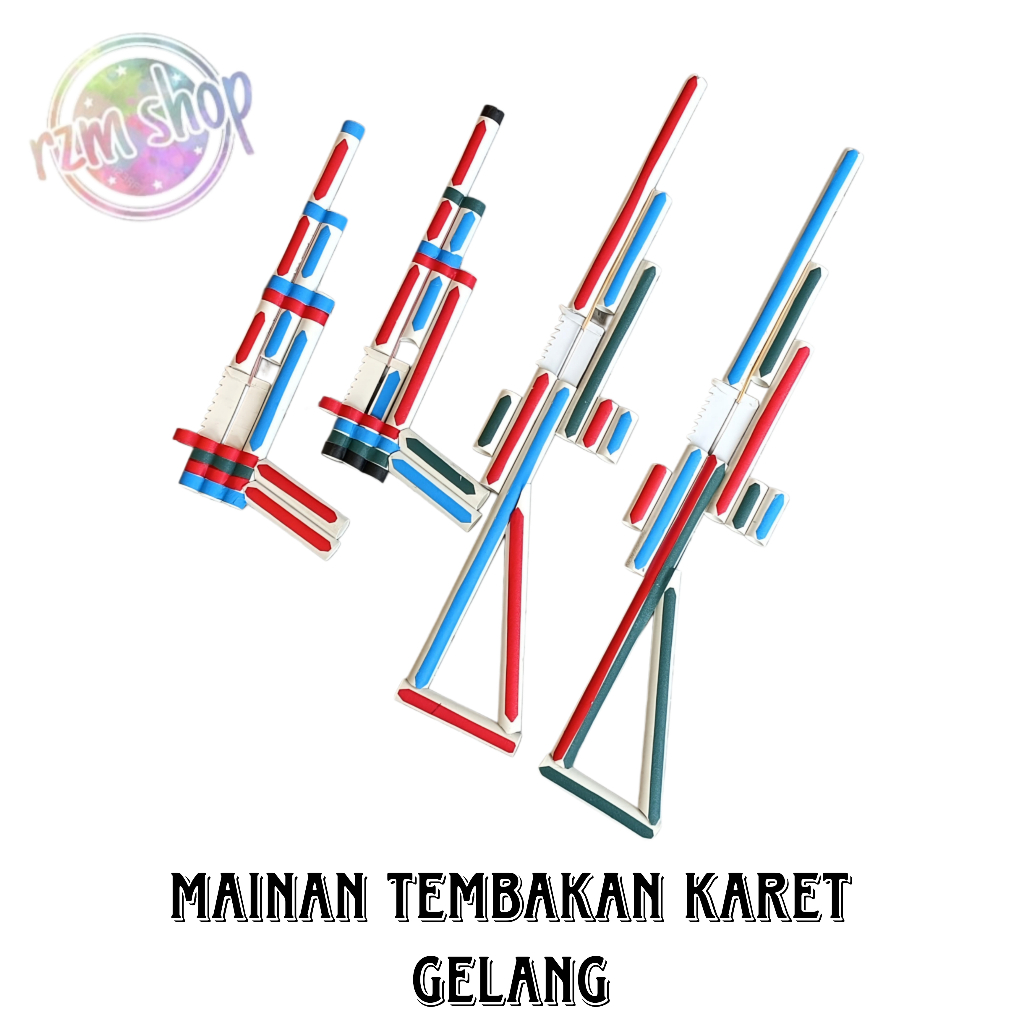 Mainan TembakTembakan Karet Dari Paralon PVC Mainan Tradisional Handmade DIY