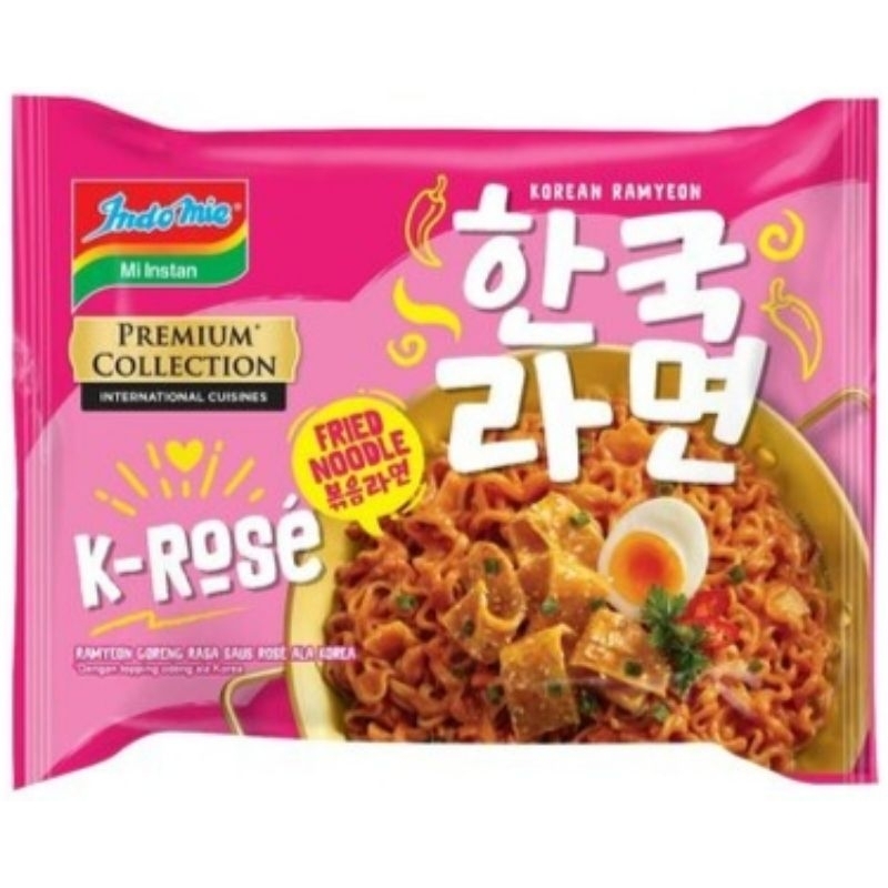 

Indomie premium collection Korean series Spicy ramyeon