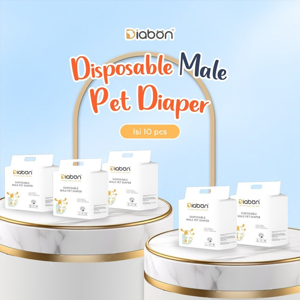 Diaper / Pampers Premium Anjing Jantan DIABON / Male Diaper