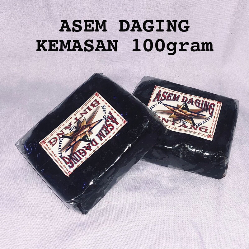 

Asam daging murni kemasan 100gram