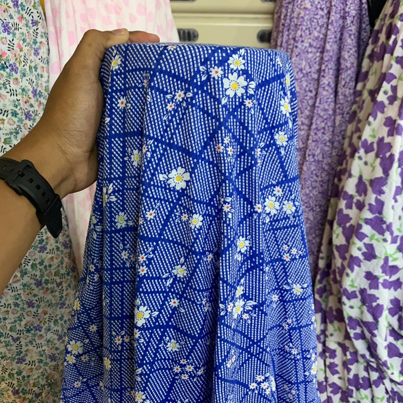 kain katun motif - kain buble katun - kain katun korea - kain katun paris - kain dress katun