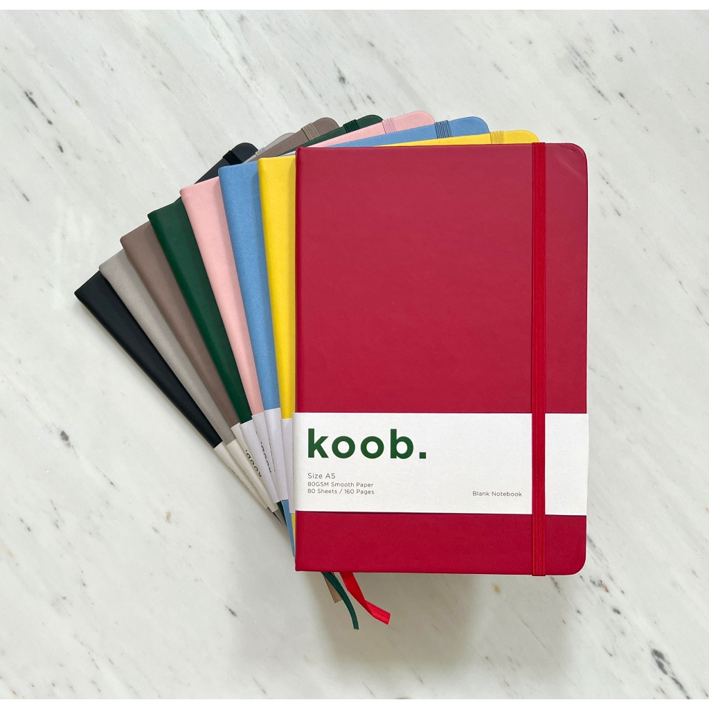 

A501 Koob. Hardcover Notebook A5 Buku Tulis Polos / Plain Agenda Jurnal Diary
