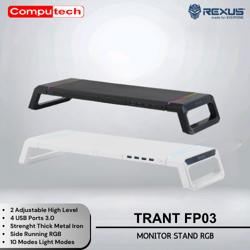 Rexus Monitor Stand RGB Trant FP03 - REXUS Tran FP 03