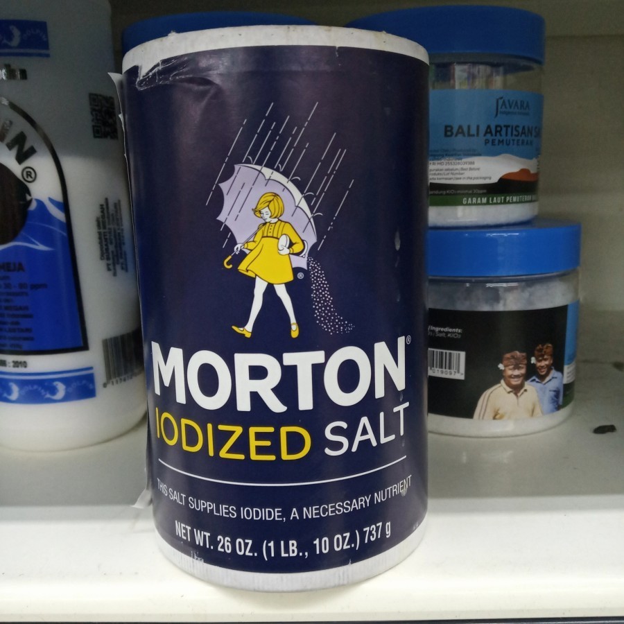 

GARAM MORTON SALT IODIZED 737G (MADE IN USA) - GARAM - SEHAT - MURAH