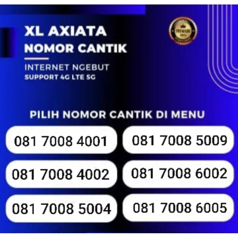 KARTU PERDANA XL CANTIK 11 ANGKA